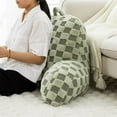 thumbnail image 6 of Reading Pillow Checkered Bed Rest Wedge Backrest Checkerboard Pillow with Arms Back Support for Sitting Up in Bed Cushion Incline Rest Sleeping Snoring Pillow, 6 of 9