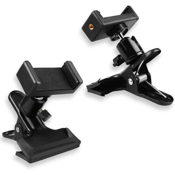 Soporte de montaje con pinza para teléfono móvil y clavijero de guitarra, soporte de montaje con pinza para teléfono móvil, abrazadera para teléfonos inteligentes y cámaras de acción