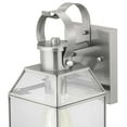 thumbnail image 5 of Progress Lighting Canton Heights 1-Light 12.75 in. Stainless Steel Outdoor Wall Lantern with Clear Beveled Glass, 5 of 6
