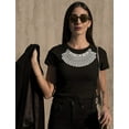 thumbnail image 3 of When There Are Nine Feminism Quotes Womens Rights Collar Costume Women T-Shirt X-Large Black, 3 of 5