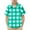 Mint Green, variant on AHTJRT Plaid Shirts for Girls Boys Short Sleeve Turn Down Collar Full Button Tee Shirts with Pocket Casual Fall Spring Outdoor Tee Tops Mint Green 8 Years