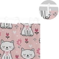 thumbnail image 5 of FREEAMG Cute Cat Shower Curtain with Hooks, Waterproof Washable Fabric Shower Curtain for Bathroom Bathtub Decor, 60"x 72", 5 of 6