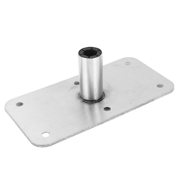 NFTIGB 4 x 8 inches (10.16 x 20.32 cm) 3/4 inch Boat Seating Pedestal Base Stainless Steel Non Threaded SP-64839