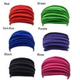 thumbnail image 2 of High Quality Nonslip Elastic Running Accessories 13 Colors Fold Yoga Hairband Turban Running Headwrap Stretch Hair Band Wide Sports Headband GREEN, 2 of 8