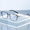 thumbnail image 1 of Titanium Spectacle Frames Square Shape With Flat Lens For Man And Woman, 1 of 2