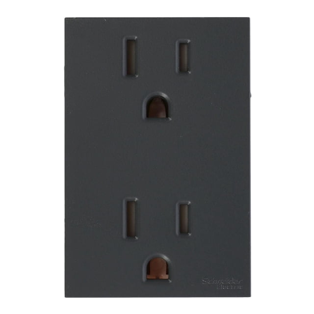 Toma Corriente Duplex 2Pt Orion Schneider Electric Negro Gr