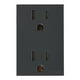 thumbnail image 1 of Toma Corriente Duplex 2Pt Orion Schneider Electric Negro Gr, 1 of 3