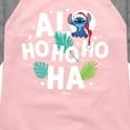 thumbnail image 3 of Lilo & Stitch - Alo Ho Ho Ho Ha - Girls Shirt Tail Raglan, 3 of 5