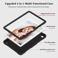 thumbnail image 3 of Dteck for Samsung Galaxy Tab A9 Plus Case for Kids Girls, Galaxy Tab A9+ Case with Shoulder Strap Butterfly Wings Stand Shockproof Protective Cover for Galaxy Tab A9 Plus 11 Inch 2023,Black, 3 of 5