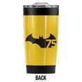 thumbnail image 2 of Batman 75 Logo Stainless Steel Tumbler 20 oz Coffee Travel Mug/Cup, Vacuum Insulated & Double Wall with Leakproof Sliding Lid | Great for Hot Drinks and Cold Beverages, 2 of 7