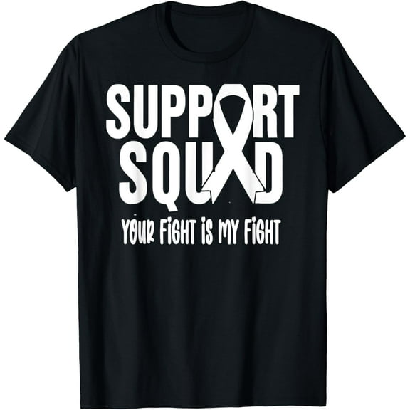 Lung Cancer Support Squad Lung Cancer Awareness T-Shirt