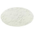 thumbnail image 4 of Leo dining table faux marble 32"  with pedestal white base, 4 of 4