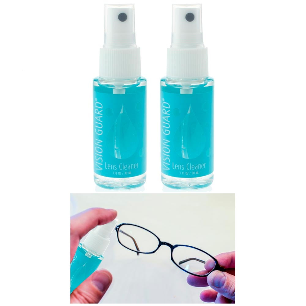 2 Vision Guard Lens Cleaner Spray Bottle Glasses Camera Screen Cell