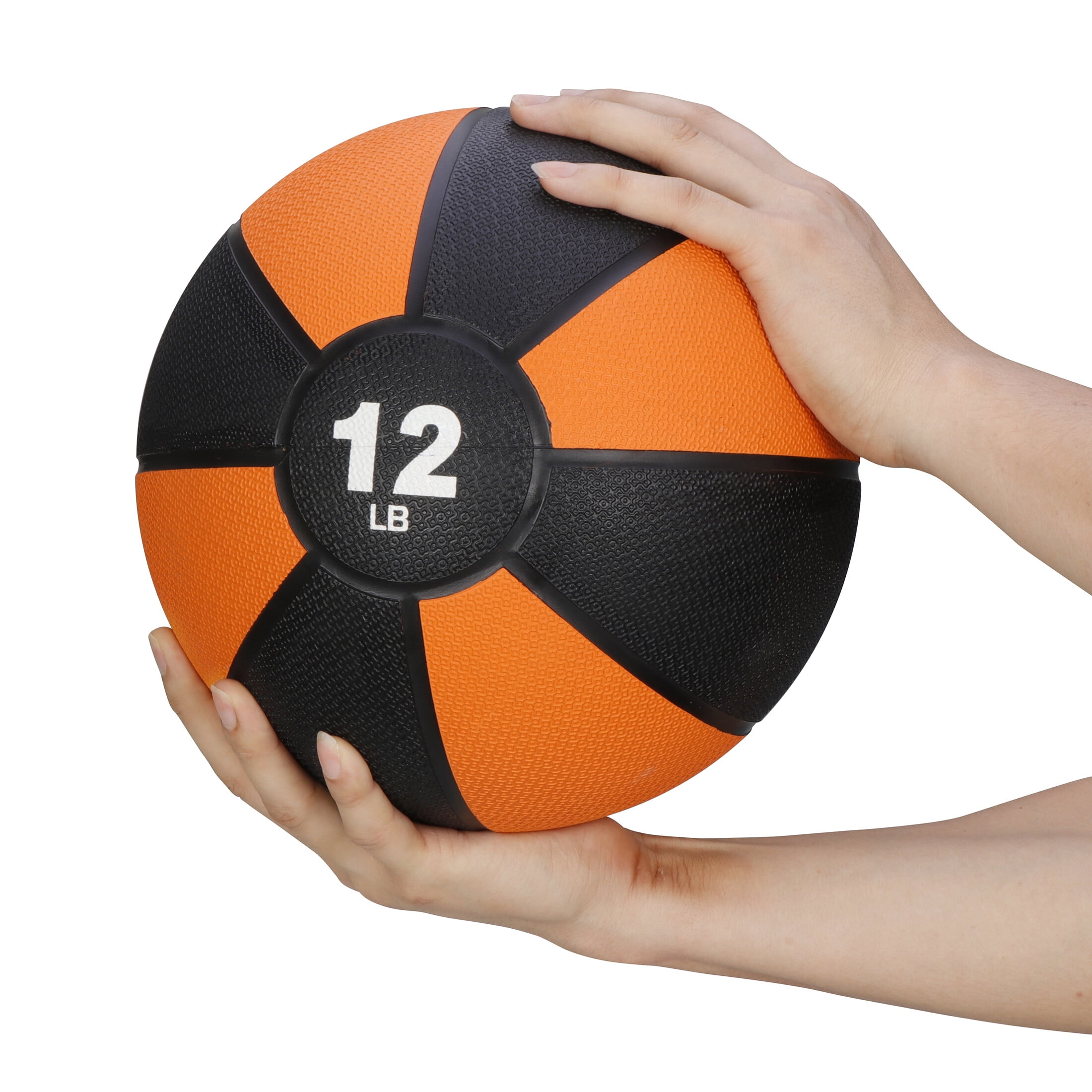 ZenSports 12lbs Fitness Medicine Ball - Textured Surface