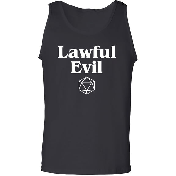 Lawful Evil Adult Tank Top