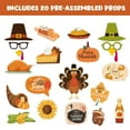 thumbnail image 5 of Lilixerw Clearance 20pcs Thanksgiving Photo Booth Props Kits,Funny Turkey Day Photo Booth Accessories Selfie Props Set with Stick,for Happy Thanksgiving Theme Party Favors Decorations Decor Supplies, 5 of 7