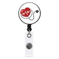 thumbnail image 2 of Fiudx Porta Credencial Retráctil Elegante, Hebilla con Diseño Único, Clip Giratorio de 360 Grados, Fácil Acceso para Enfermeras, Docentes y Profesionales, Superficie de Mylar Lavable., 2 of 6