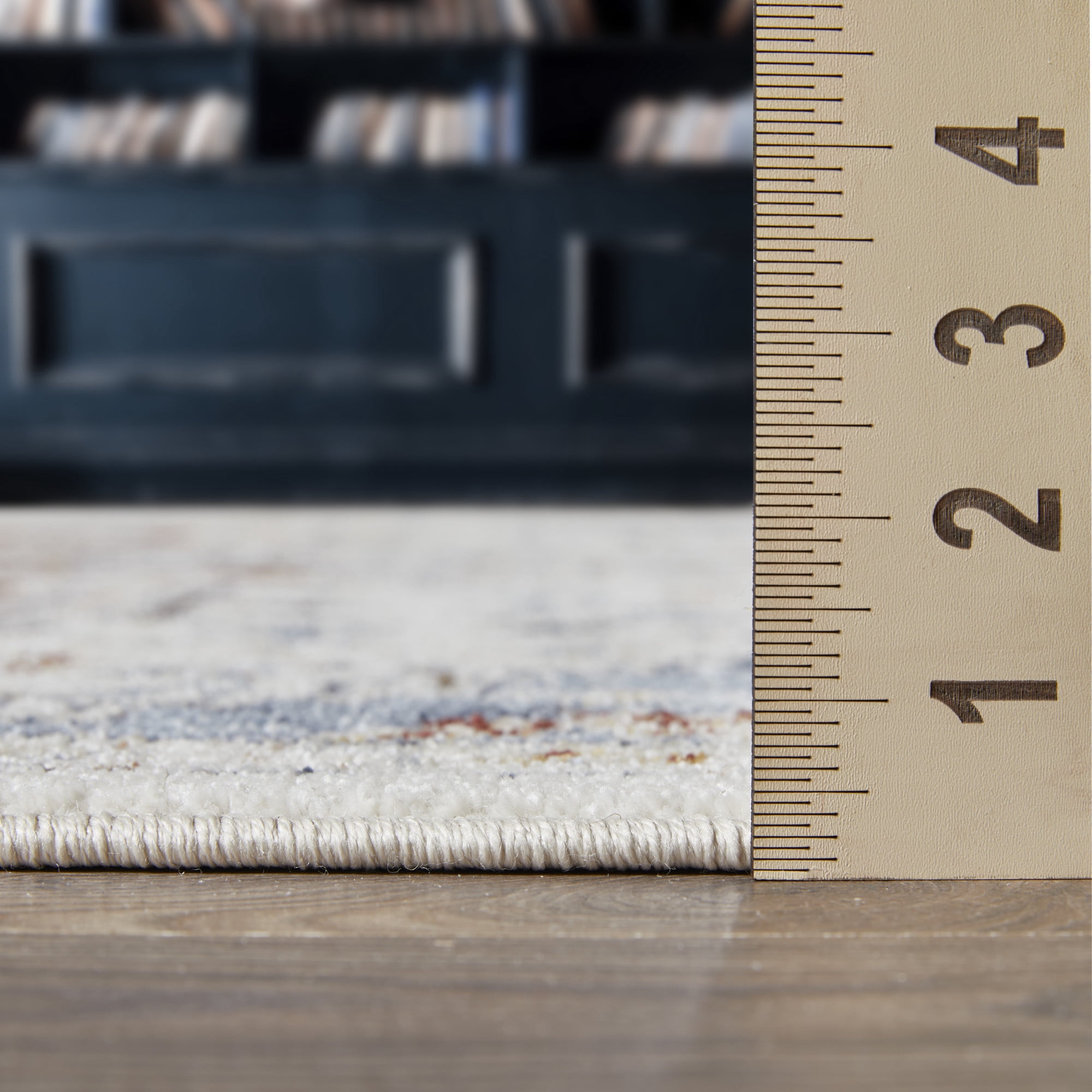 Loomaknoti Alsbrooke Obinda 4' x 6' Beige Oriental Indoor Polypropylene Area Rug