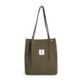 thumbnail image 1 of Bolsos de pana Sonducket para mujer Verde gran capacidad, 1 of 6