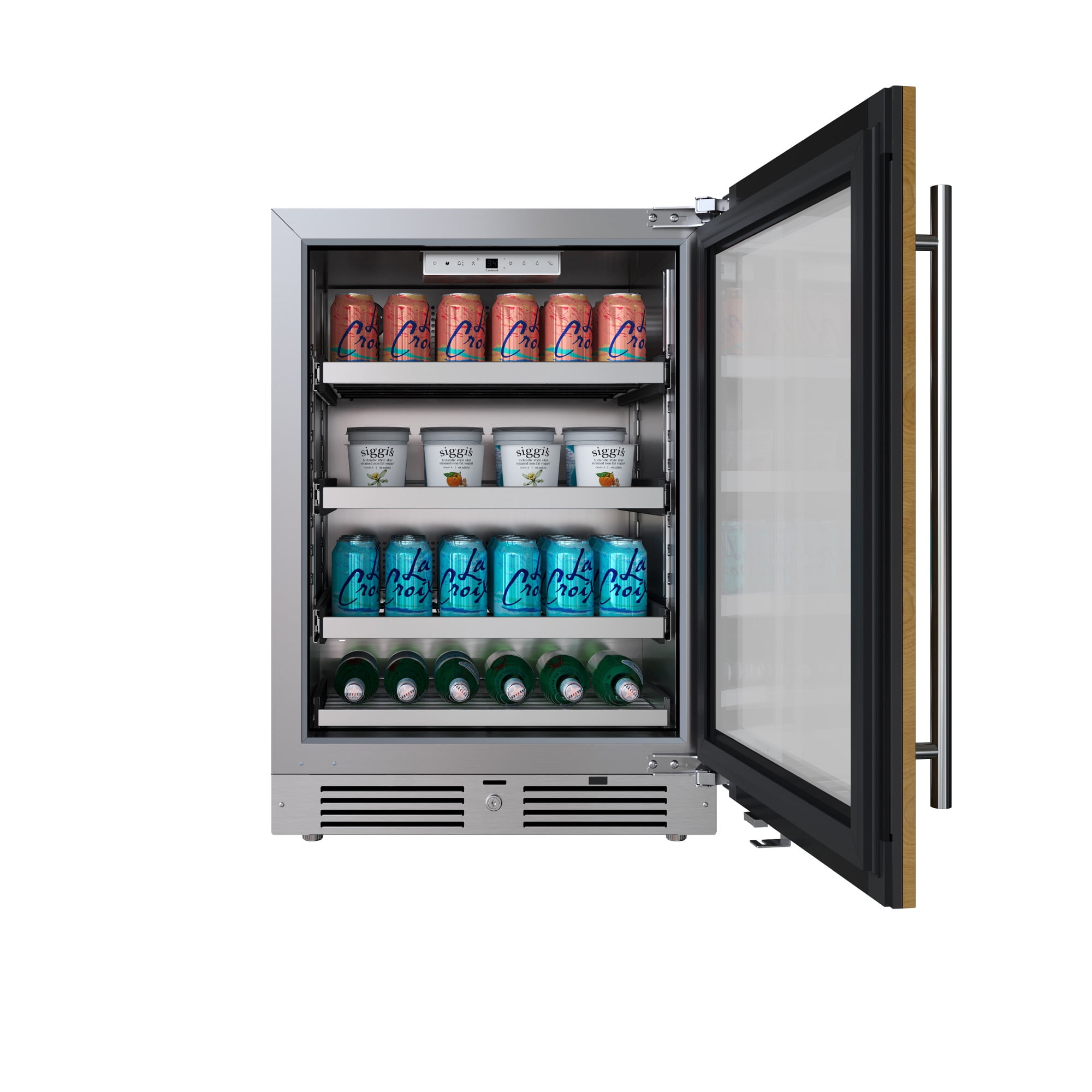 Landmark L3124ui1bgrh 24" Wide 154 Can Capacity Beverage Cooler - Panel Ready