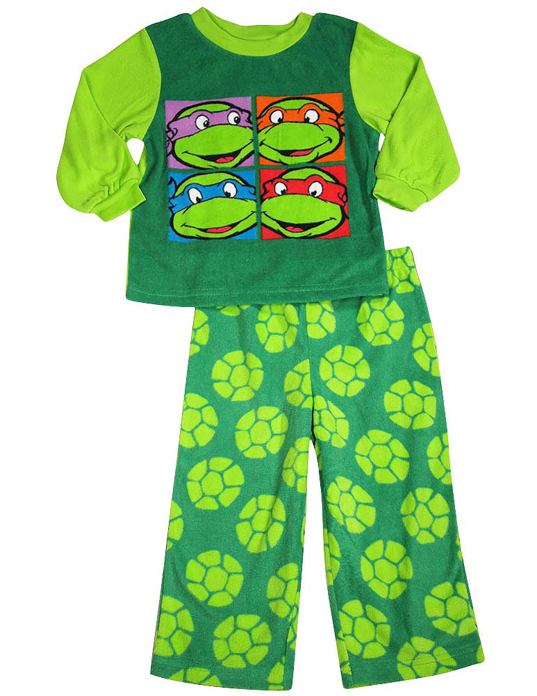 Teenage Mutant Ninja Turtles Little Boys Toddler Lightning 2-Piece Pajamas 