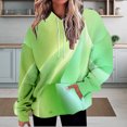 thumbnail image 2 of Bovemsi Sweatshirt for Women Large Hoodie With Gradient Print Plus Size Long Sleeved Sweater Pullover Autumn Pocket Clothes Comfort Hoodie, 2 of 9