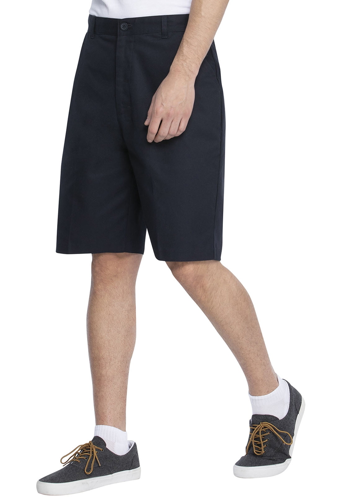 Real School Boys School Uniform Flat Front Shorts, Sizes 4-16