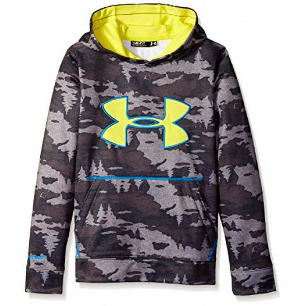 Under Armour - Under Armour Boys Youth Storm Caliber Hoody, Charcoal ...