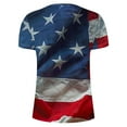thumbnail image 4 of LYXSSBYX 4th of July Shirts for Men Big and Tall Summer Fashion Casual Men's Round Neck Printed T-Shirt Top, 4 of 5