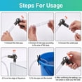 thumbnail image 2 of Alylo Manual Siphon Aquarium Gravel Cleaner, 4-in-1 Fish Tank Water Changer Kit with Built-in Pump, 2 of 7