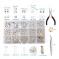 thumbnail image 3 of Fabricación , alicates de repación , pendientes de brazalete, accesorios pa perforaciones de uñas, accesorios pa pendientes, - Plata BLESIY Pendientes para hacer hallazgos, 3 of 4
