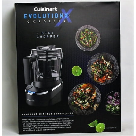 Cuisinart - EvolutionX Cordless Mini Chopper - Gray & Black