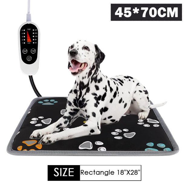 Furrybaby-Manta con calefacción eléctrica para mascotas, manta de 110V/220V para cama de gato y perro, calentador de invierno para casa, silla de oficina, alfombrilla calefactora para cama de perro