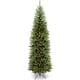 thumbnail image 1 of Árbol de Navidad Abeto Kingswood Delgado 7 pies Artificial con 892 puntas y Soporte National Tree Company KW7-500-70, 1 of 2