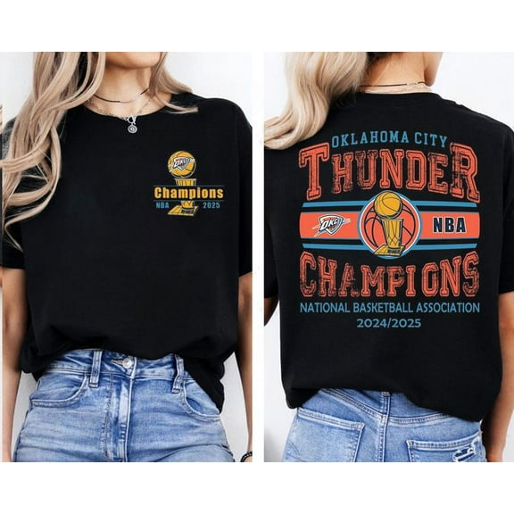 Oklahoma City Champions Shirt, Men's And Women's Graphic Tee 100% Cotton by TBun, Full Sizes S-5XL