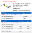 thumbnail image 2 of Accessory Drive Belt - Compatible with 2012 - 2016 Mercedes-Benz E350 2013 2014 2015, 2 of 2