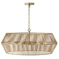 thumbnail image 6 of Capital Lighting 430361MA Kaiya 6 Light 31" Wide Cage Pendant - Brass, 6 of 7