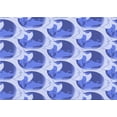 thumbnail image 1 of Ahgly Company Machine Washable Indoor Rectangle Transitional Ocean Blue Area Rugs, 2' x 4', 1 of 7