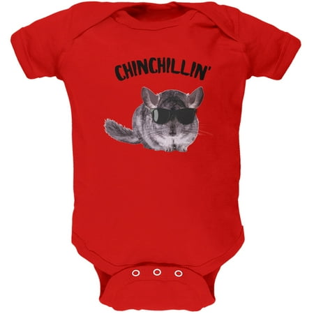 

Chinchillin Chinchilla Red Soft Baby One Piece - 18 month