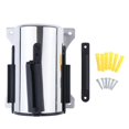 thumbnail image 3 of serony Stanchion Queue Barrier Wall Mount Ribbon Wall Mount Barrier Belt Stanchion Crowd Control Retractable Ribbon Red White 2meter, 3 of 9