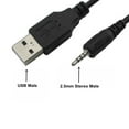 thumbnail image 4 of Blarkrus Black 0.2m Mp3/Mp4 Download/Charging/Audio Conversion Data Cable Bluetooth Headset Charging Cable Usb To 2.5mm Male, 4 of 8