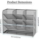 thumbnail image 3 of Mesh Desk Organizer, Multi-Functional Pen Holder, Pen Organizer for desk, Desktop Stationary Organizer, Storage Rack (Mesh Pen Holder-Silver), 3 of 4