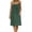 Blackish Green, variant on Women's Solid Color Tank Dress, Spaghetti Strap Backless Knee Length Dress, Loose Fit Casual Summer Dress and Beach Cover Up Dress Light Violet S