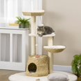 thumbnail image 2 of Centro de actividades Cat Tree PawHut 47 Kitty para gatos de menos de 10 libras, 2 of 9