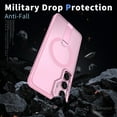 thumbnail image 6 of for Samsung Galaxy S25 Plus Case with Kickstand, Support Wireless Charging, Compatible with Magsafe, Military-Grade Protection Shockproof Slim Fit Bracket Back Case for Galaxy S25 Plus, Pink, 6 of 6