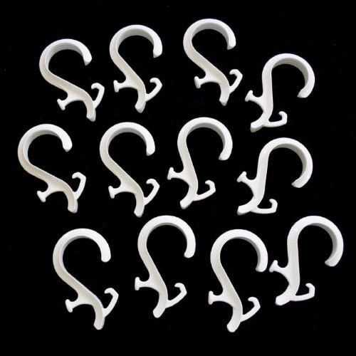 Doublesided Shower Curtain Hooks By Jumbl
