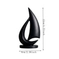 thumbnail image 3 of Modern Sculptures Home Decor, Sailboat Decor Ornament, Boat Decorations Statue Decor, Art Sculptures and Statues, Sailboat Gifts Home Office Bathroom Shelf Decor, 3 of 6