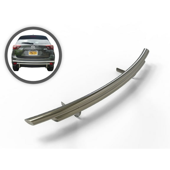 Vanguard VGRBG-1018-2160SS Stainless Steel Double Layer Rear Bumper Guard | Compatible with 20-22 Explorer