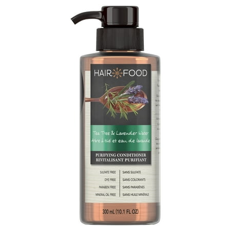 Hair Food Tea Tree & Lavender Sulfate Free Conditioner, 300 mL, Dye Free (Best All Natural Hair Conditioner)