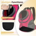 thumbnail image 3 of Mochila transportadora para mascotas WOYYHO con bolsillos de almacenamiento, 3 of 6